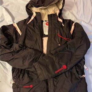 Rossignol Black Jacket with Red and White Accents